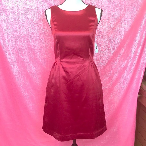 gap red satin dress Satin Mini Dress